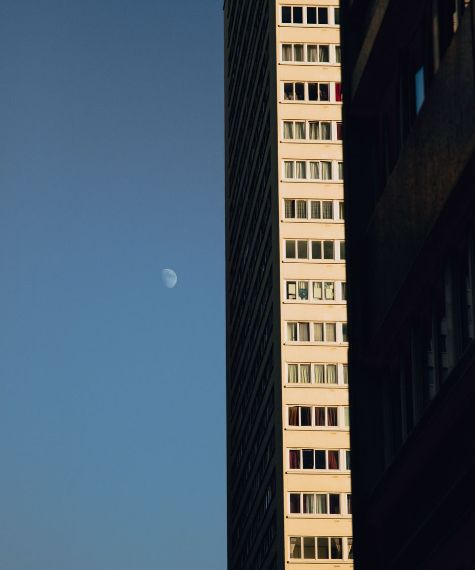 photo Paris 13  et ciel avec lune- Paristreizelab